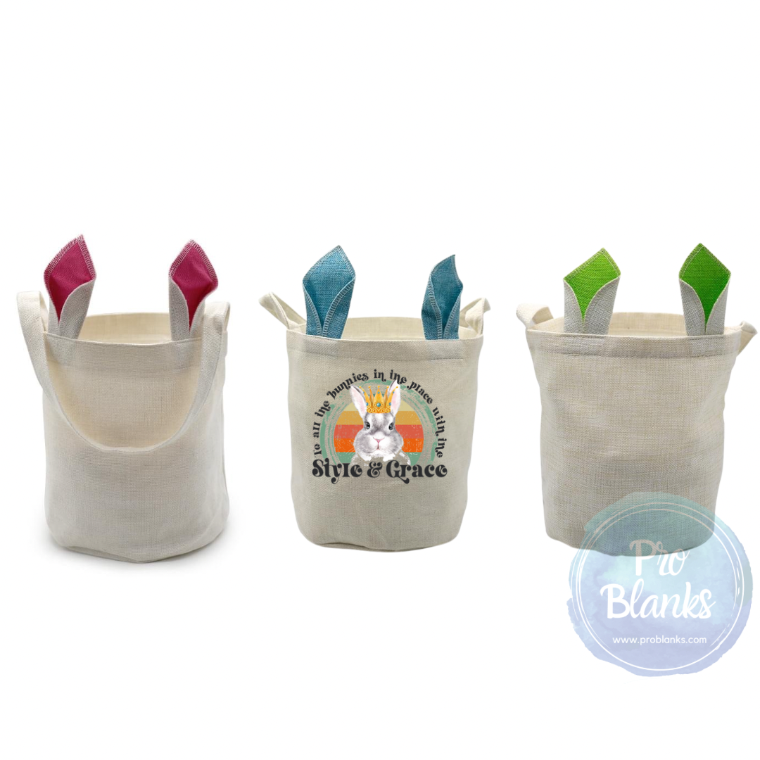 PRE- Sale Blank Sublimation Easter Bunny Bags – Bradshaw Blanks