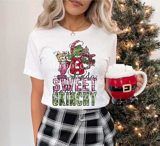 Kinda Sweet Kinda Grinchy - Ready to Press DTF Transfer Full Color