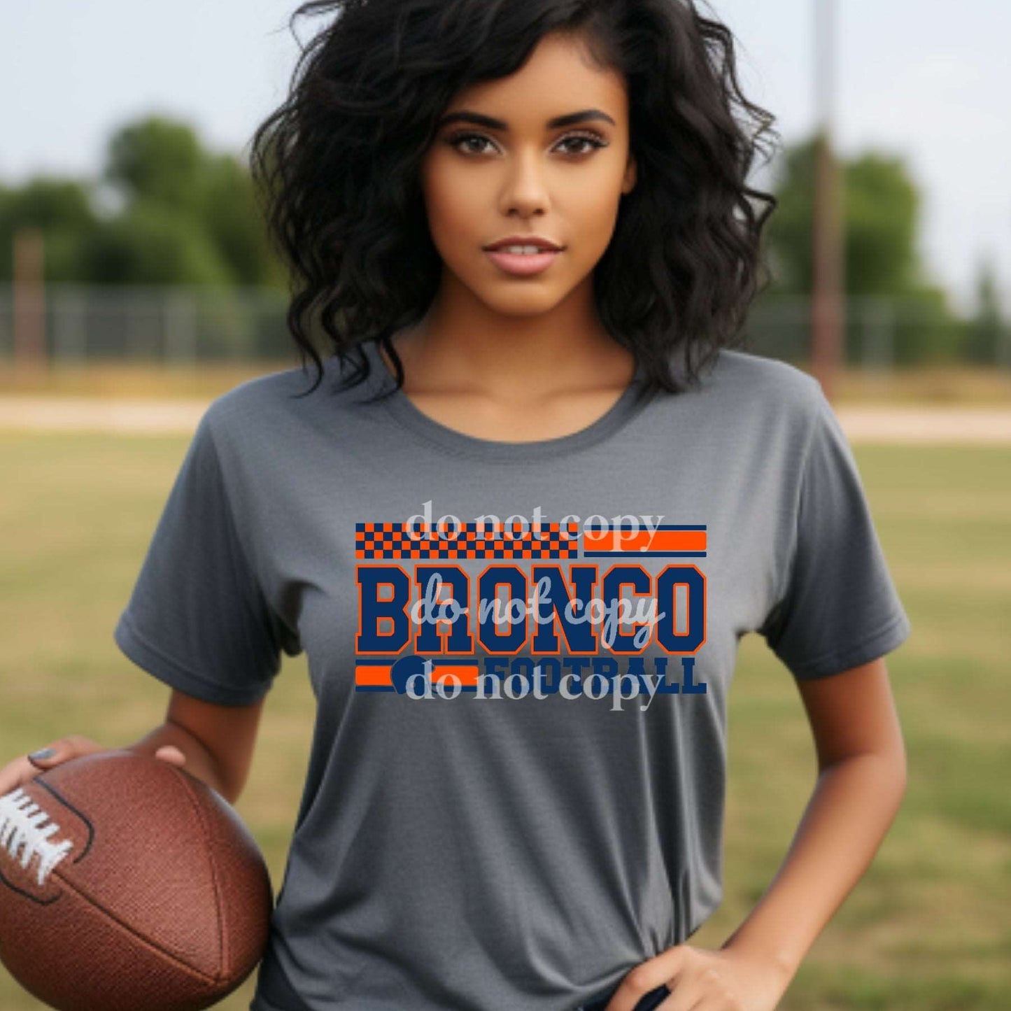 Bronco Football- Ready to Press DTF Transfer Full Color