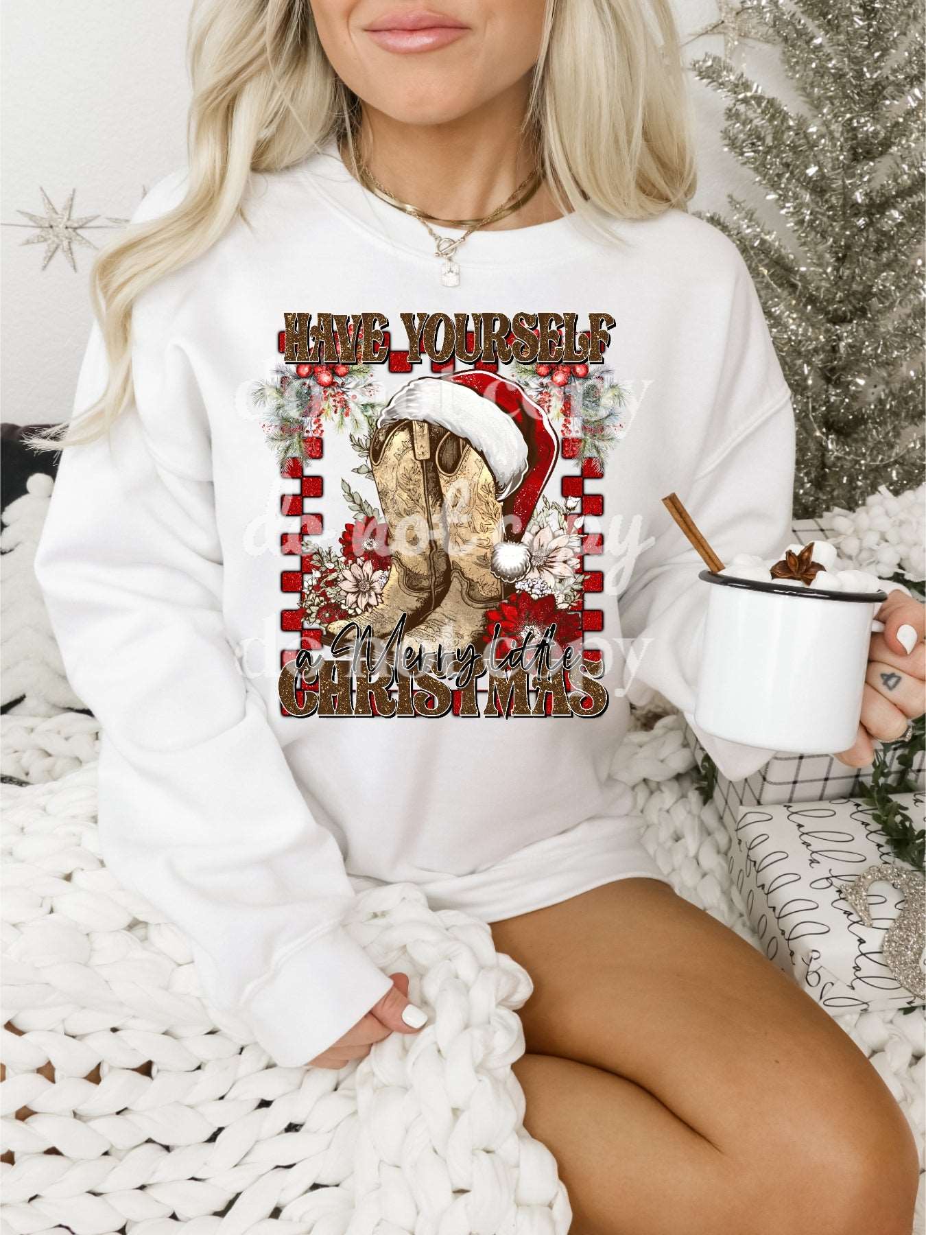 Country Christmas - Ready to Press DTF Transfer Full Color