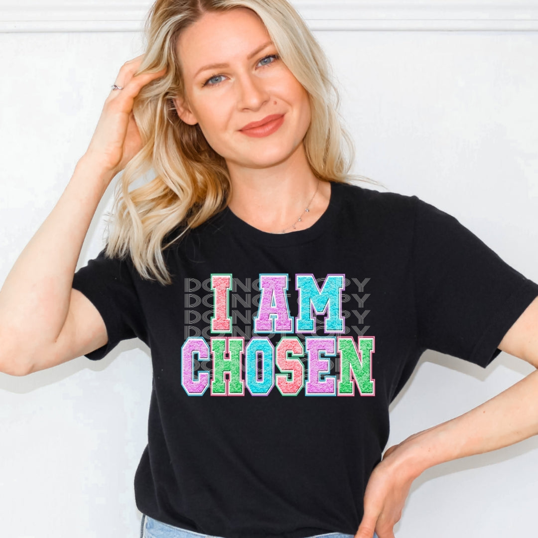 I Am Chosen #1960 - Ready to Press DTF Transfer Full Color