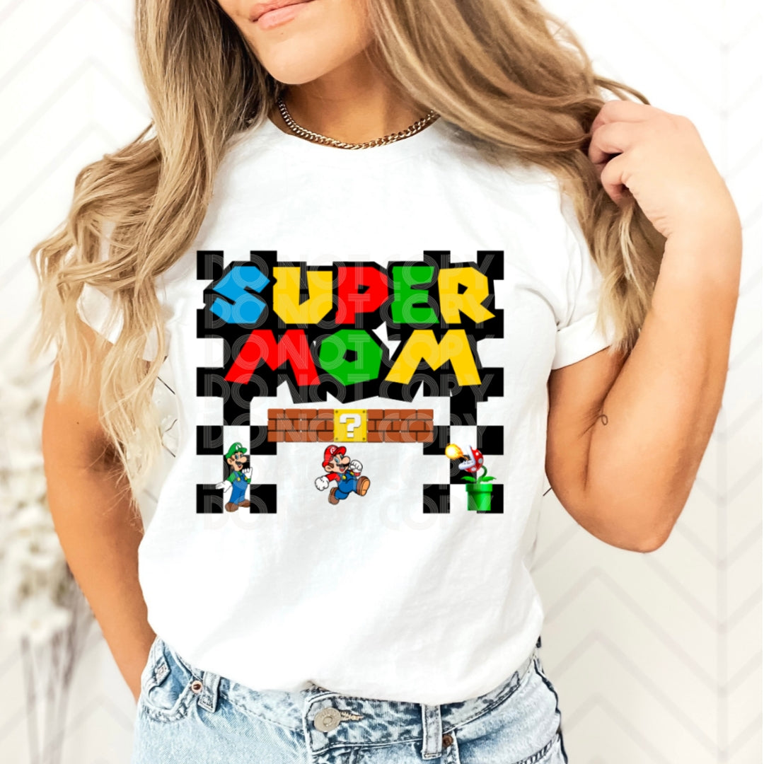 Super Mom #2007 - Ready to Press DTF Transfer Full Color