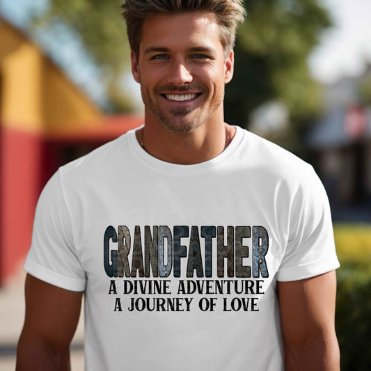 Divine Adventure Grandfather #3240 - Ready to Press DTF Transfer Full Color