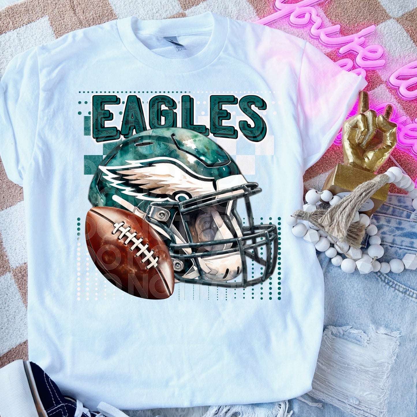 Eagles #3536 - Ready to Press DTF Transfer Full Color