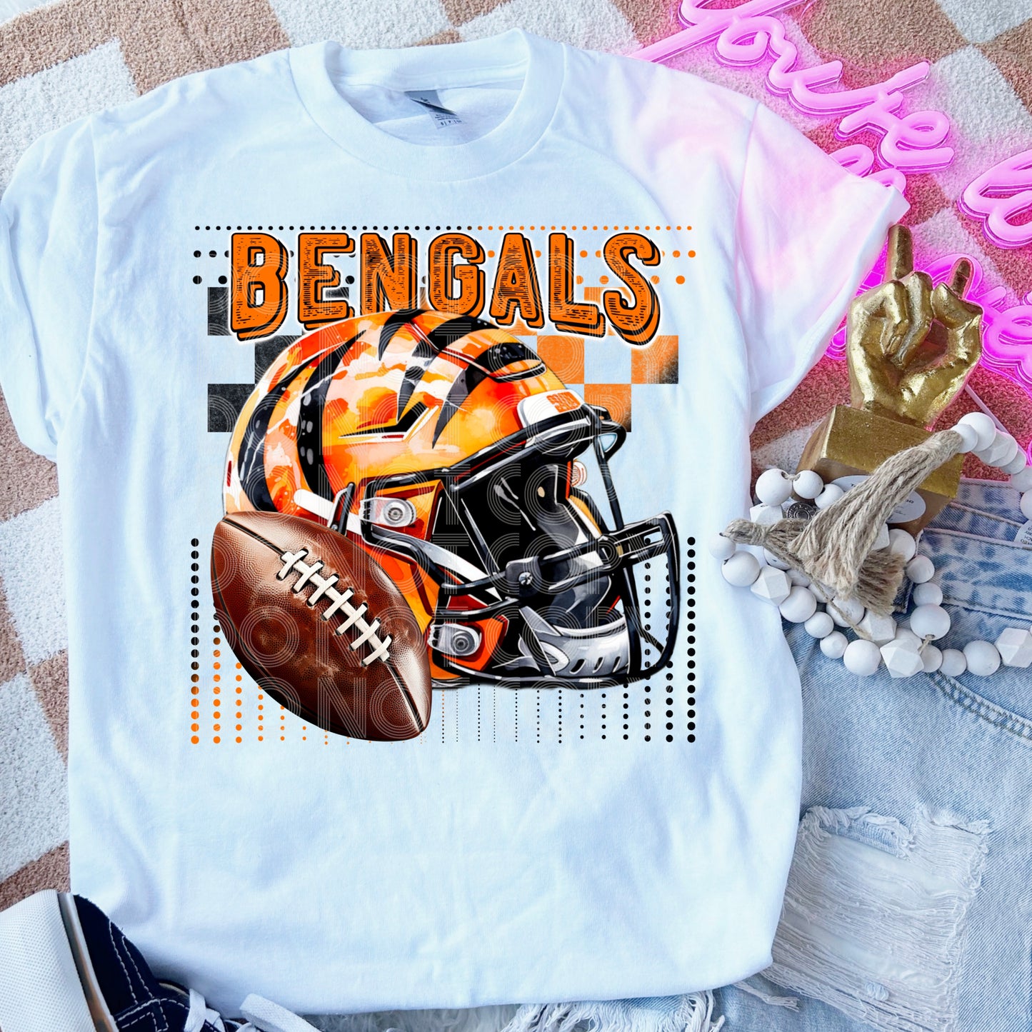 Bengals #3530 - Ready to Press DTF Transfer Full Color