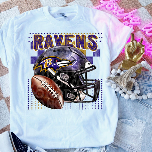 Ravens #3533 - Ready to Press DTF Transfer Full Color