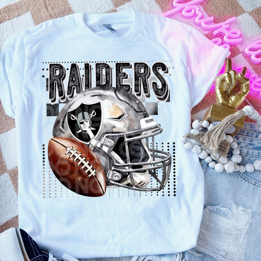 Raiders #3525 - Ready to Press DTF Transfer Full Color