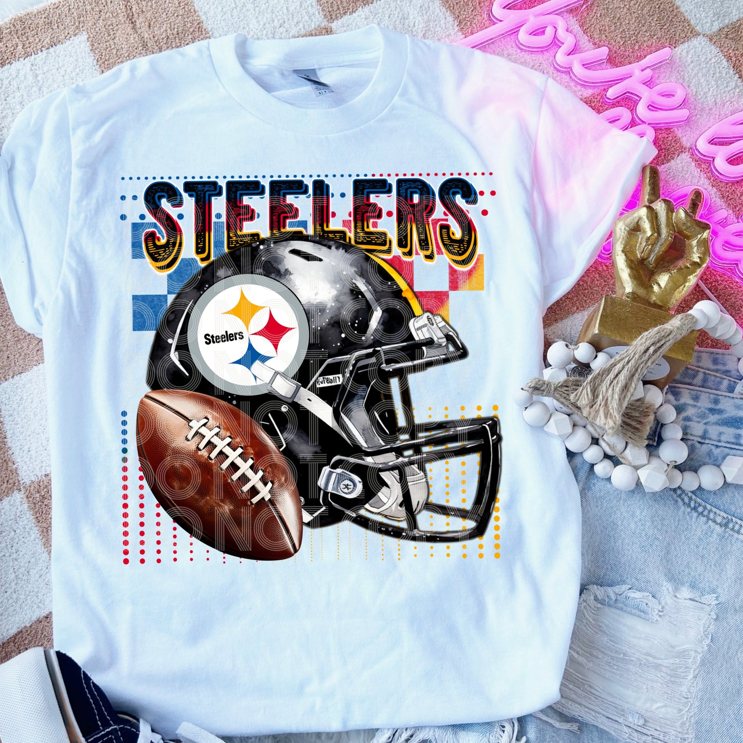 Steelers #3523 - Ready to Press DTF Transfer Full Color