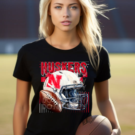 Huskers #3735 - Ready to Press DTF Transfer Full Color