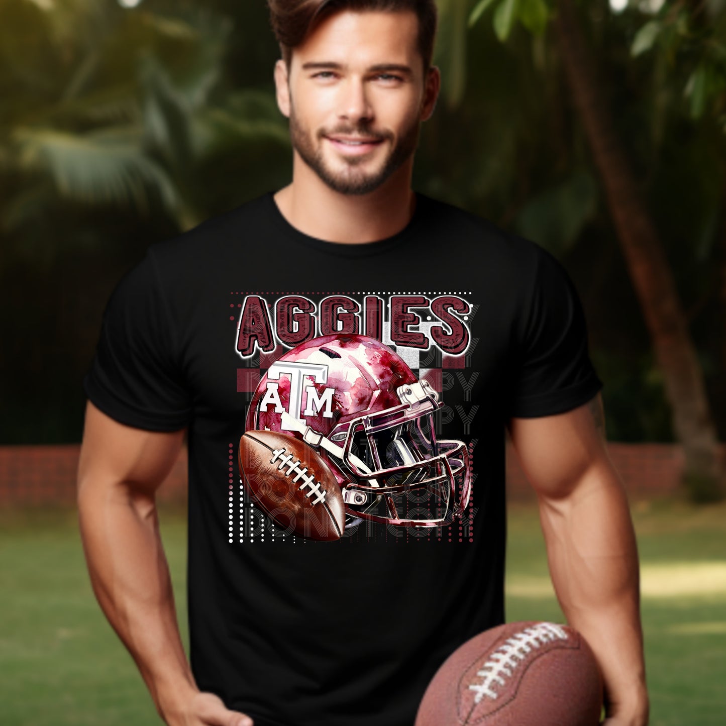 Aggies #3727 - Ready to Press DTF Transfer Full Color