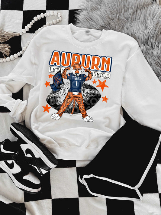 Auburn #3784 - Ready to Press DTF Transfer Full Color