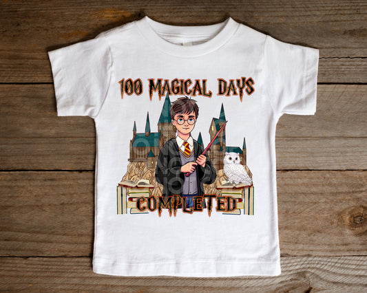 100 Magical Days Completed #4219 - Ready to Press DTF Transfer Full Color