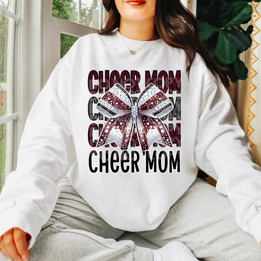 Cheer Mom #4174 - Ready to Press DTF Transfer Full Color