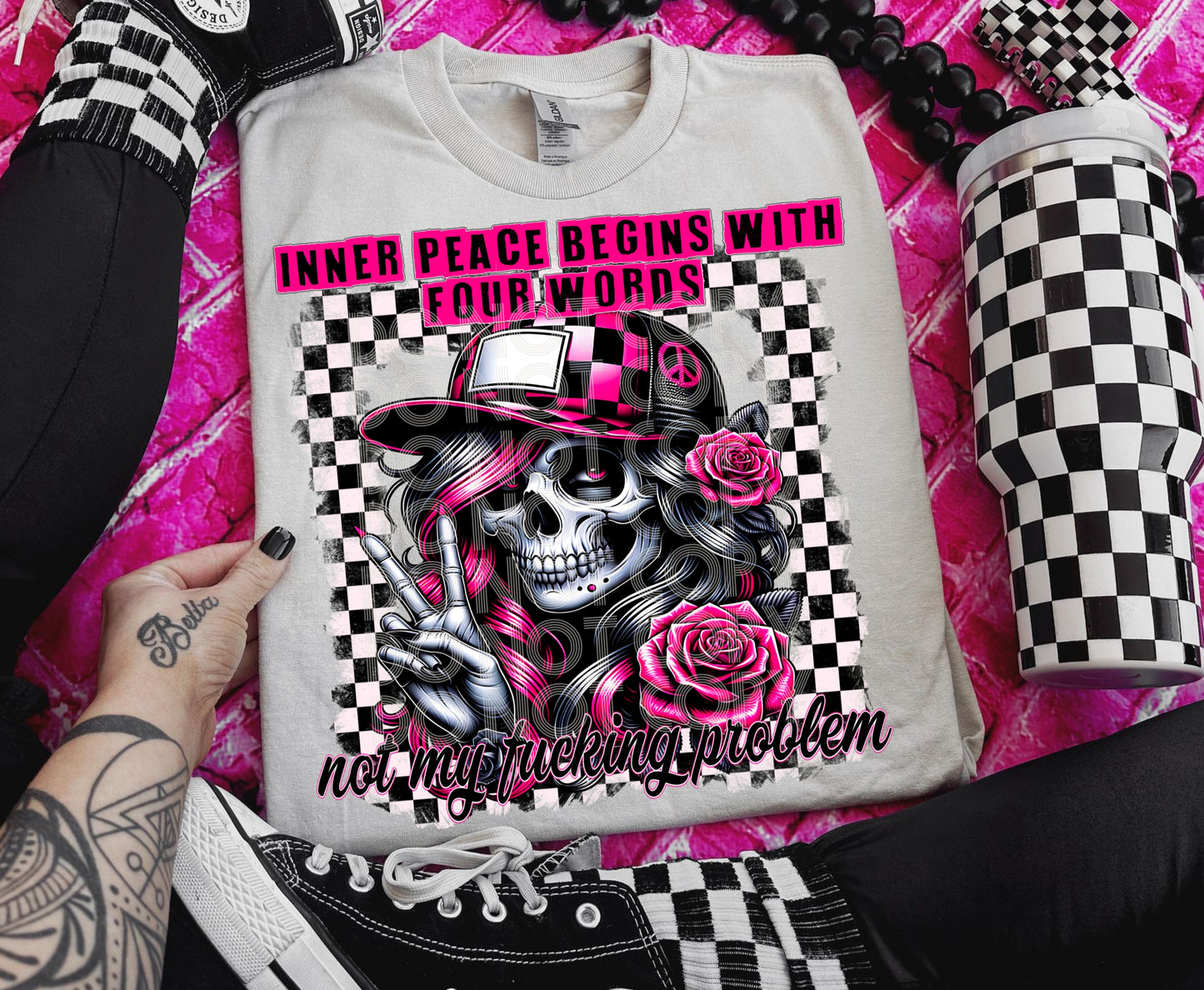 Inner Peace #4198 - Ready to Press DTF Transfer Full Color