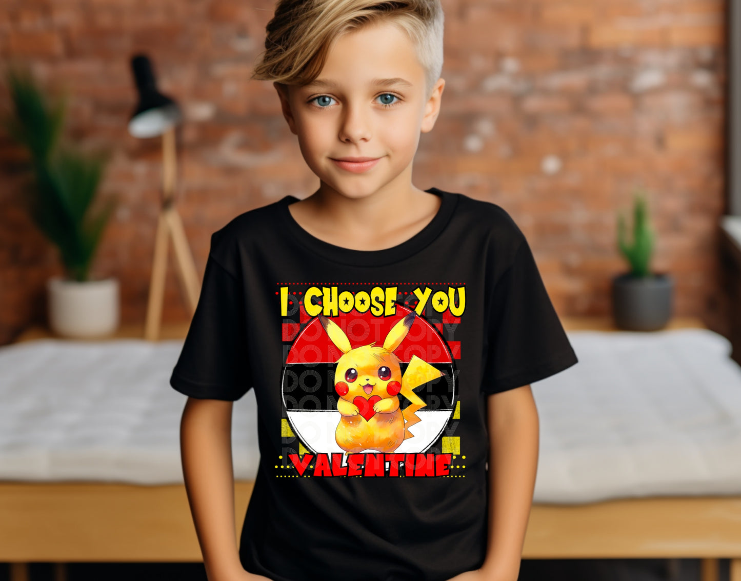 I Choose You Valentine #4212 - Ready to Press DTF Transfer Full Color