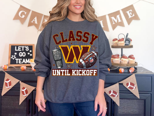 Classy Until Kickoff #4339 - Ready to Press DTF Transfer Full Color