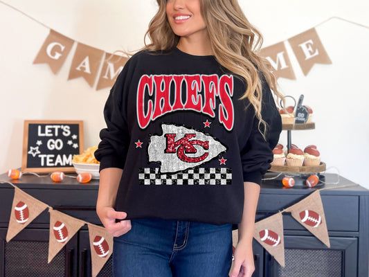 Chiefs #4392 - Ready to Press DTF Transfer Full Color