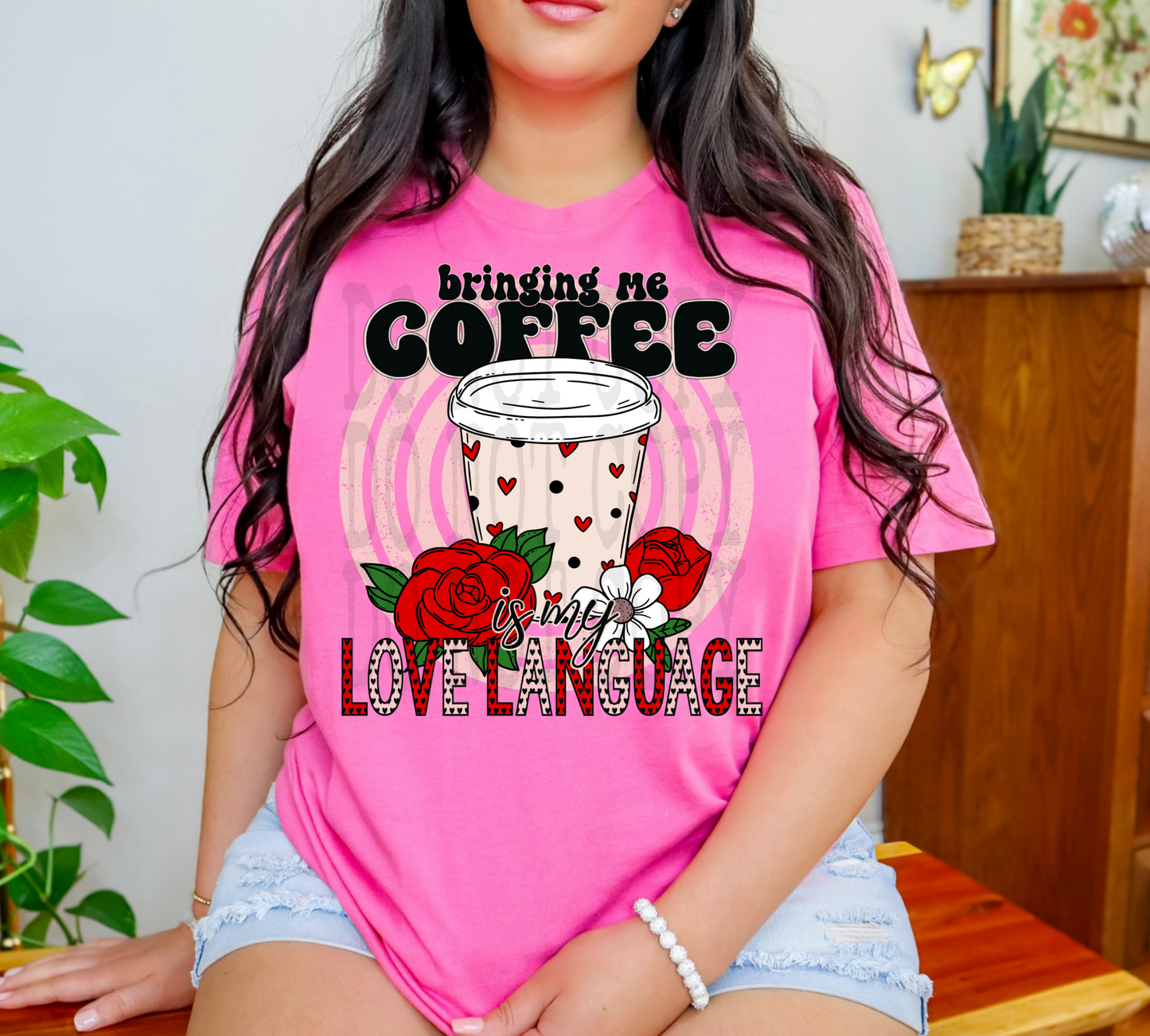 Bringing Me Coffee #4490 - Ready to Press DTF Transfer Full Color