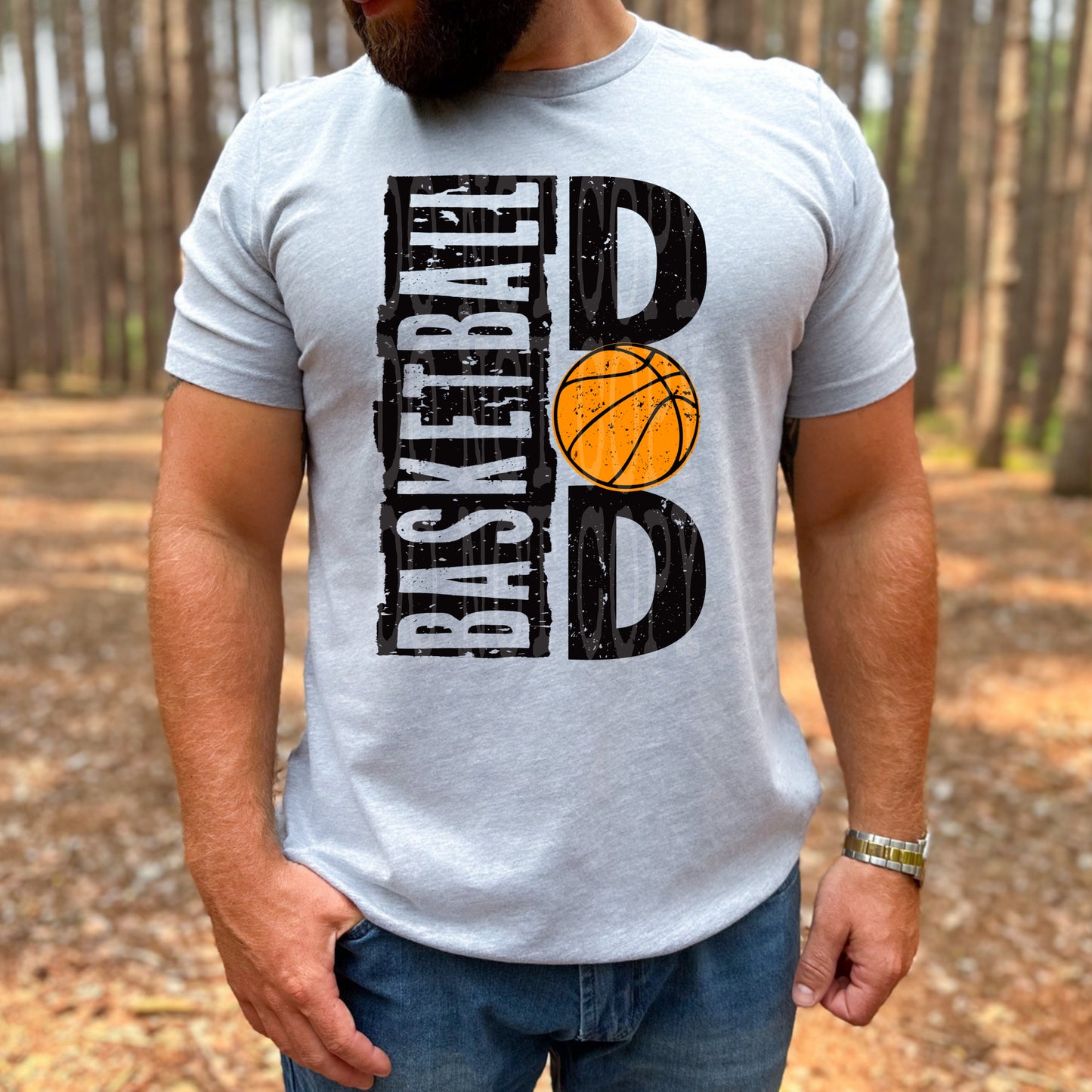 Basketball Dad #4507 - Ready to Press DTF Transfer Full Color