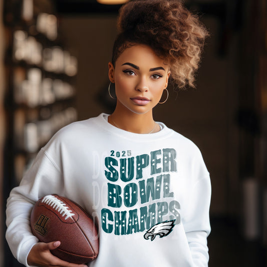 Eagles SB Champs #4511 - Ready to Press DTF Transfer Full Color