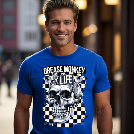 Grease Monkey #4569 - Ready to Press DTF Transfer Full Color