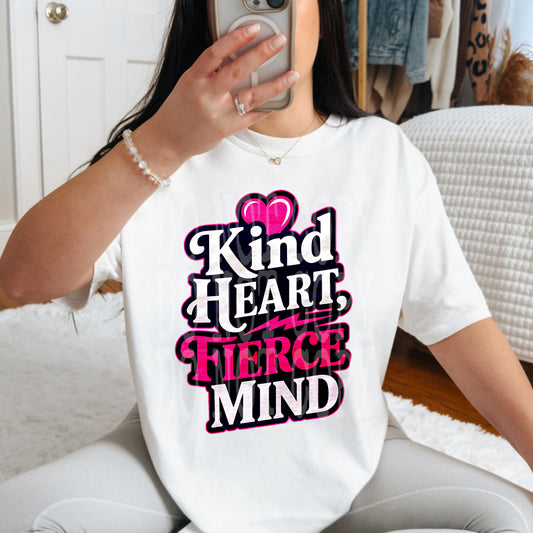 Kind Heart #4639 - Ready to Press DTF Transfer Full Color