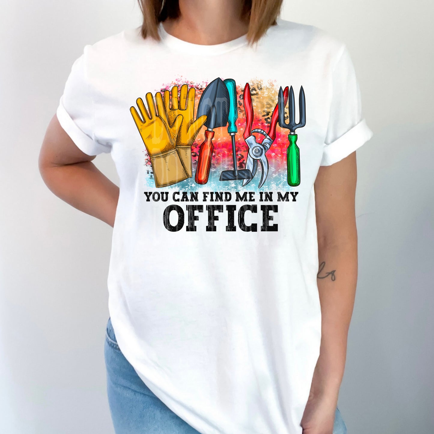 Find Me In My Office #4652 - Ready to Press DTF Transfer Full Color