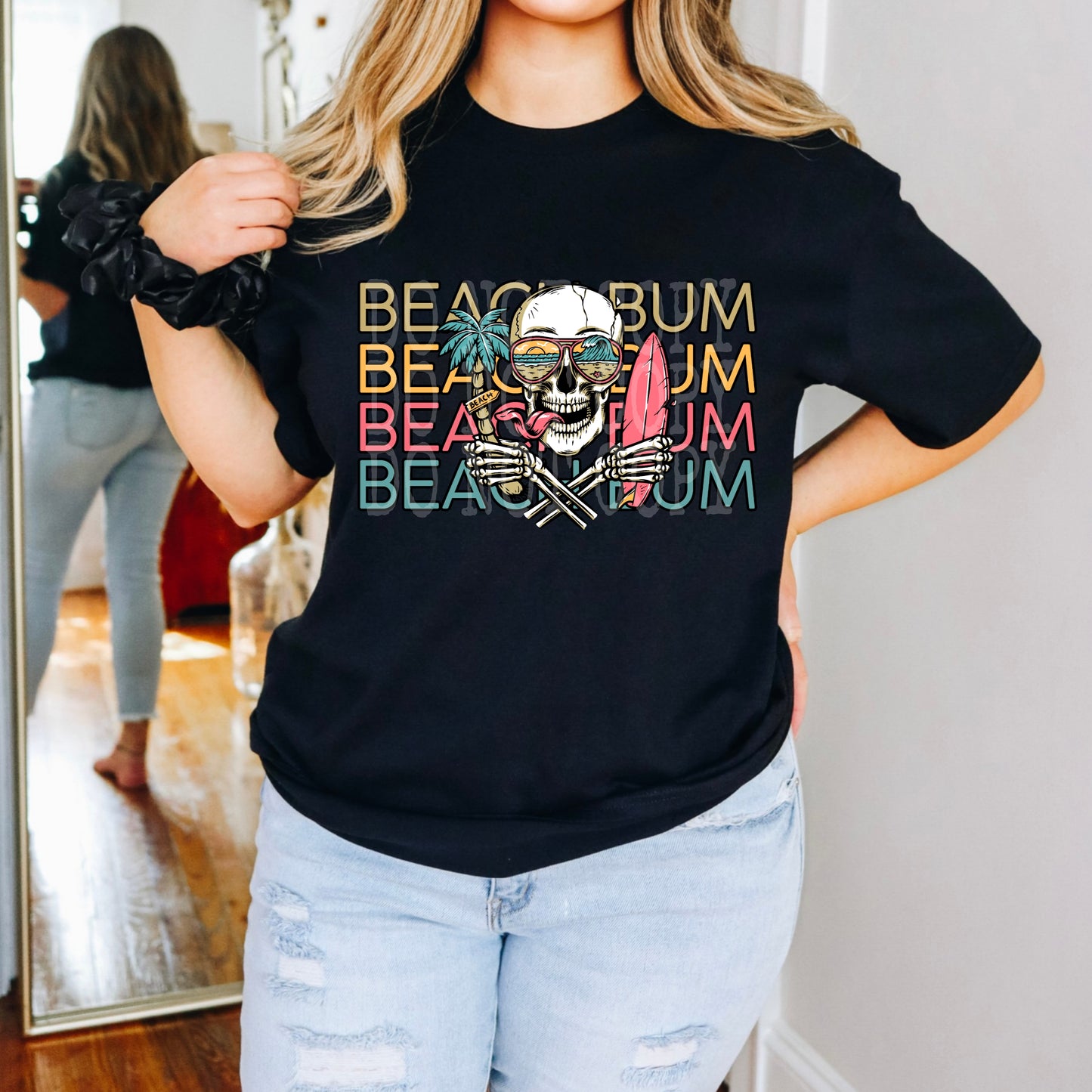 Beach Bum #4667 - Ready to Press DTF Transfer Full Color