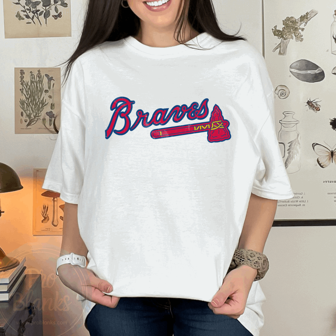 Braves - Ready to Press DTF Transfer Full Color