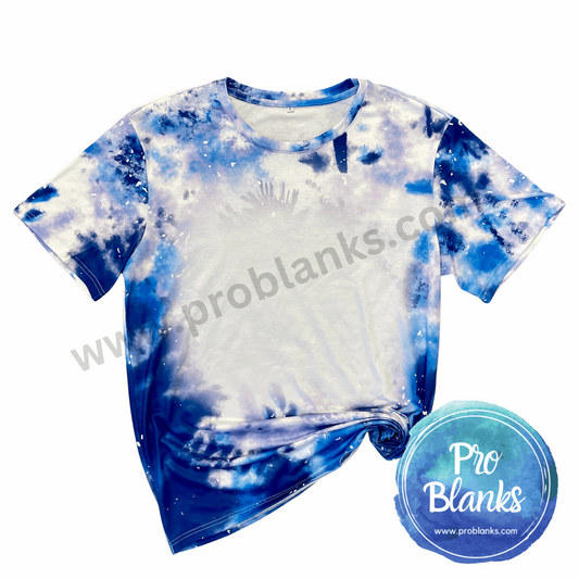 *SALE*  RTS - ADULT - WATERCOLOR- Faux Bleached 100% Polyester T-shirts - Pro Blanks