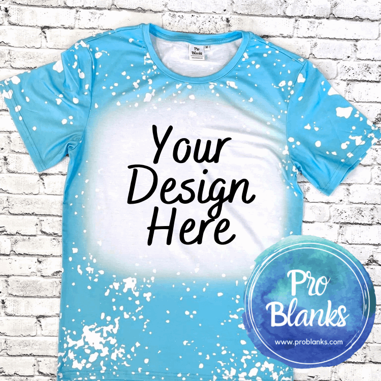 Aqua Faux Bleach Mock-Up Digital Download