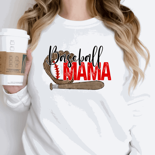 Baseball Mama - Ready to Press DTF Transfer Full Color