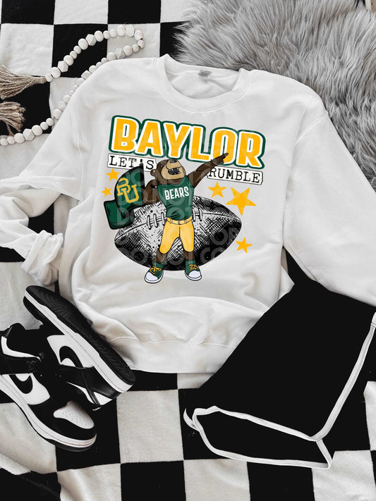 Baylor #3776 - Ready to Press DTF Transfer Full Color