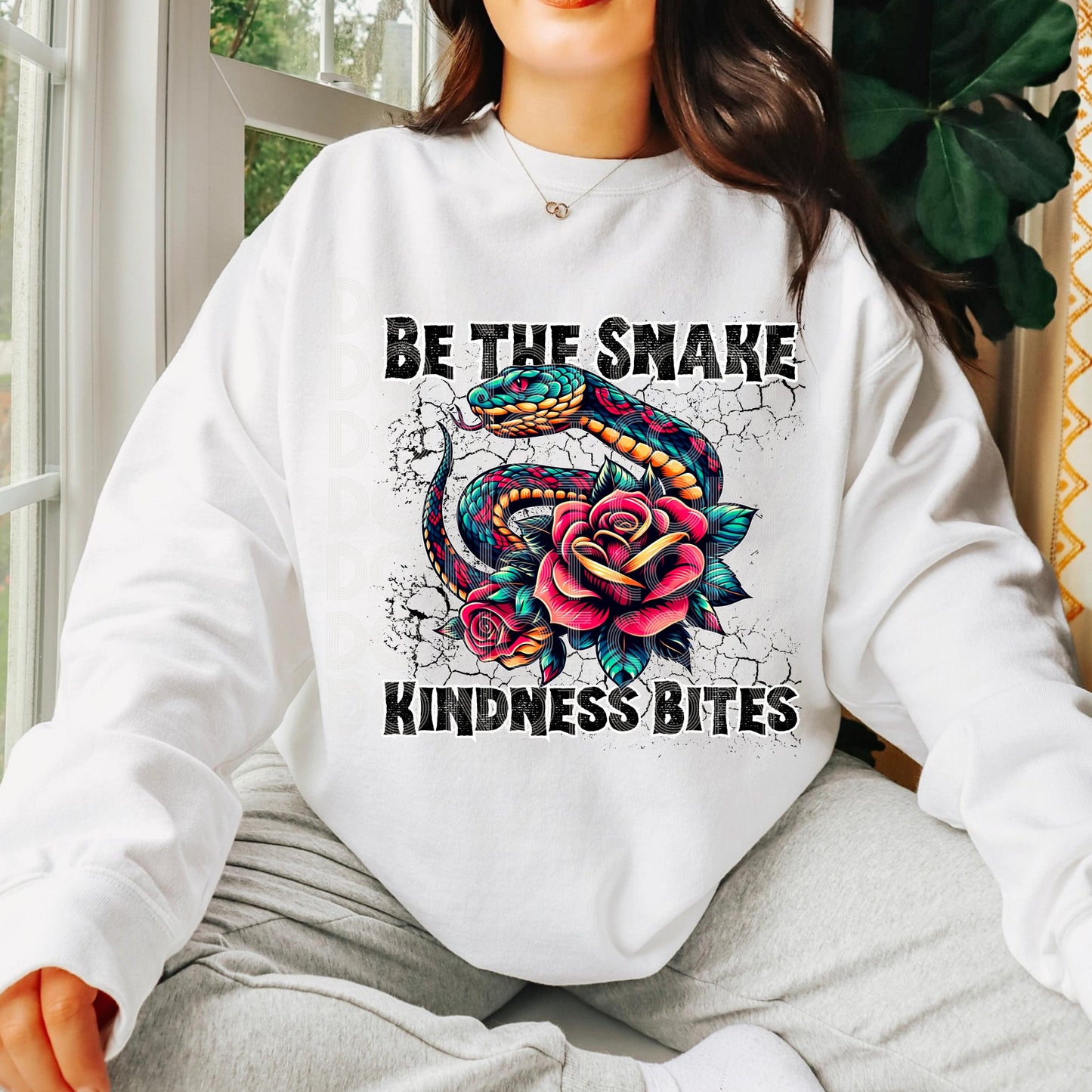 Be The Snake #4165 - Ready to Press DTF Transfer Full Color