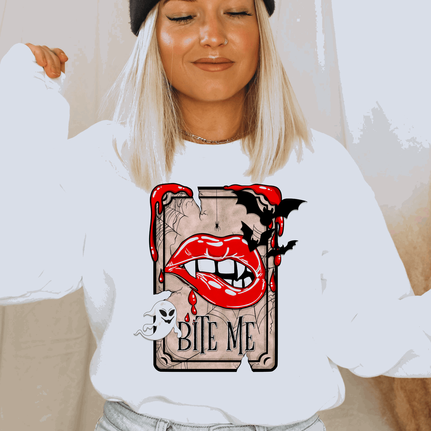 Bite Me- Ready to Press DTF Transfer Full Color