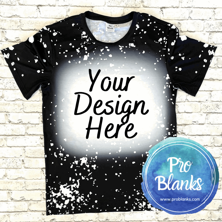 Black Faux Bleach Mock-Up Digital Download