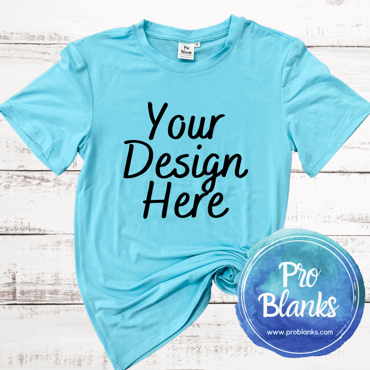 Blue Tee Mock-Up Digital Download