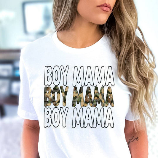 Boy Mama #2005 - Ready to Press DTF Transfer Full Color