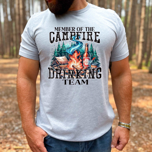 Campfire Drinking Team #3122 - Ready to Press DTF Transfer Full Color