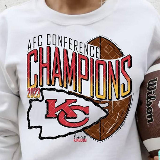 Chiefs Champs #1592  - Ready to Press DTF Transfer Full Color