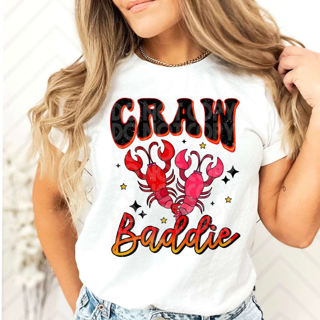 Craw Baddie #1349 - Ready to Press DTF Transfer Full Color