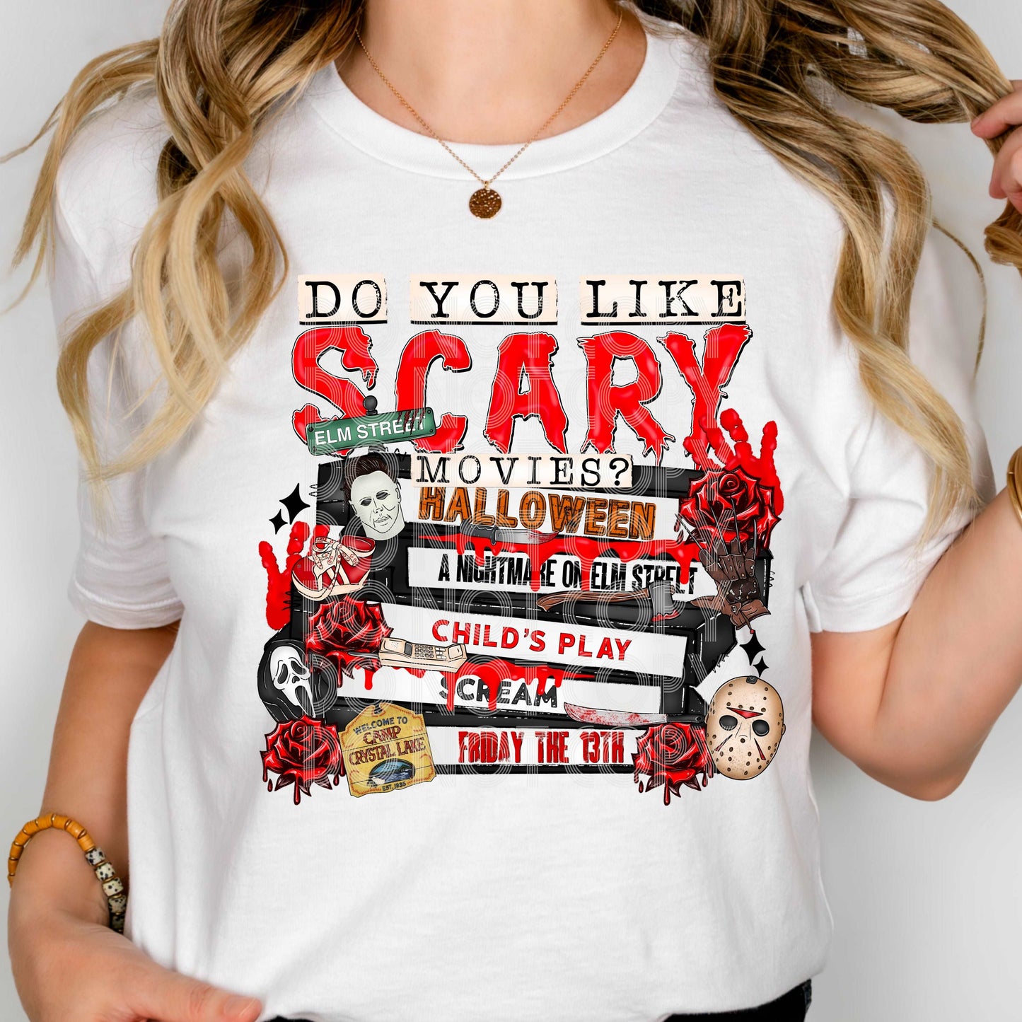 Do You Like Scary Movies #3398 - Ready to Press DTF Transfer Full Color