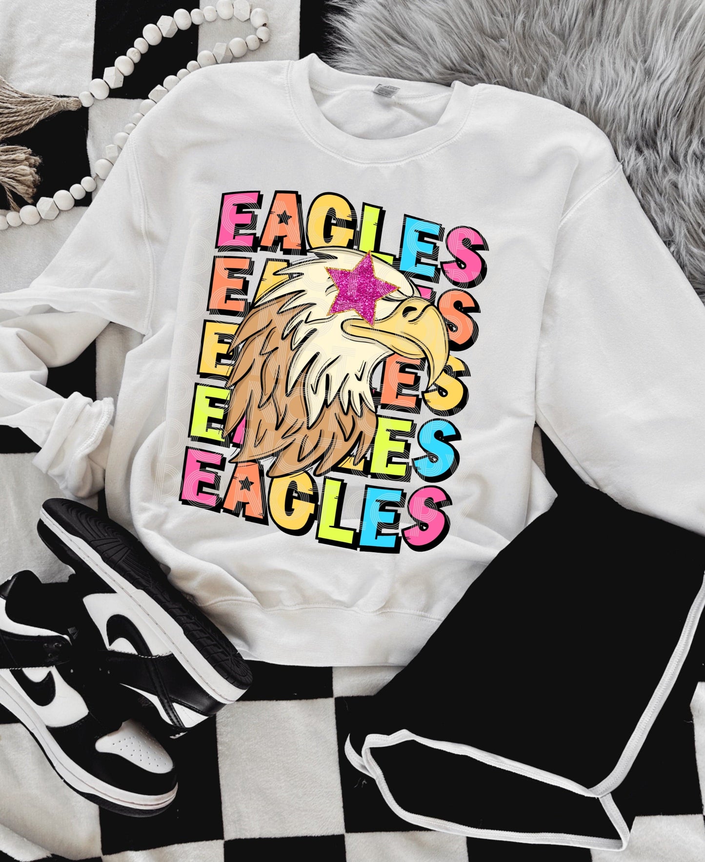 Eagles #3974 - Ready to Press DTF Transfer Full Color