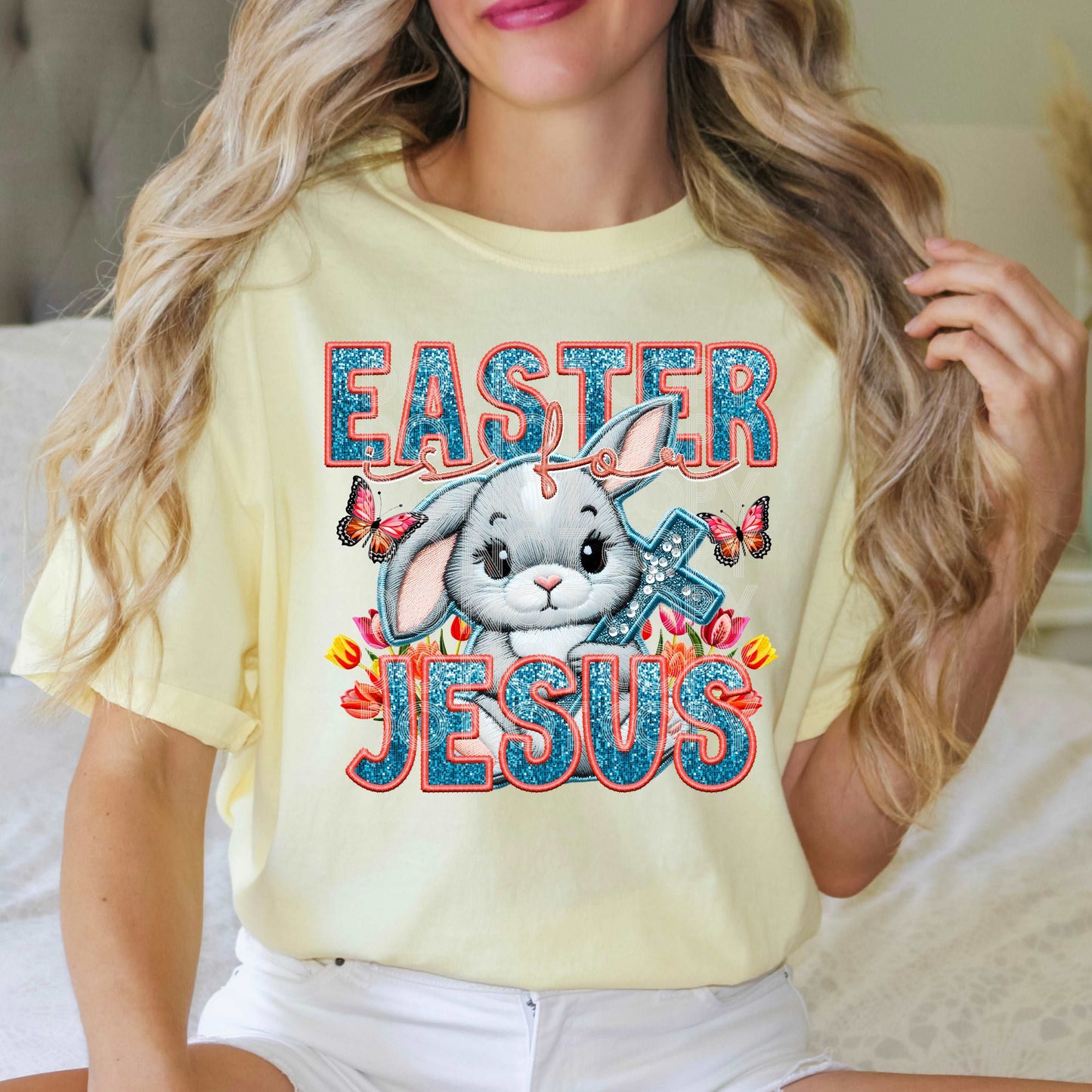 Easter Is For Jesus #1697 - Ready to Press DTF Transfer Full Color