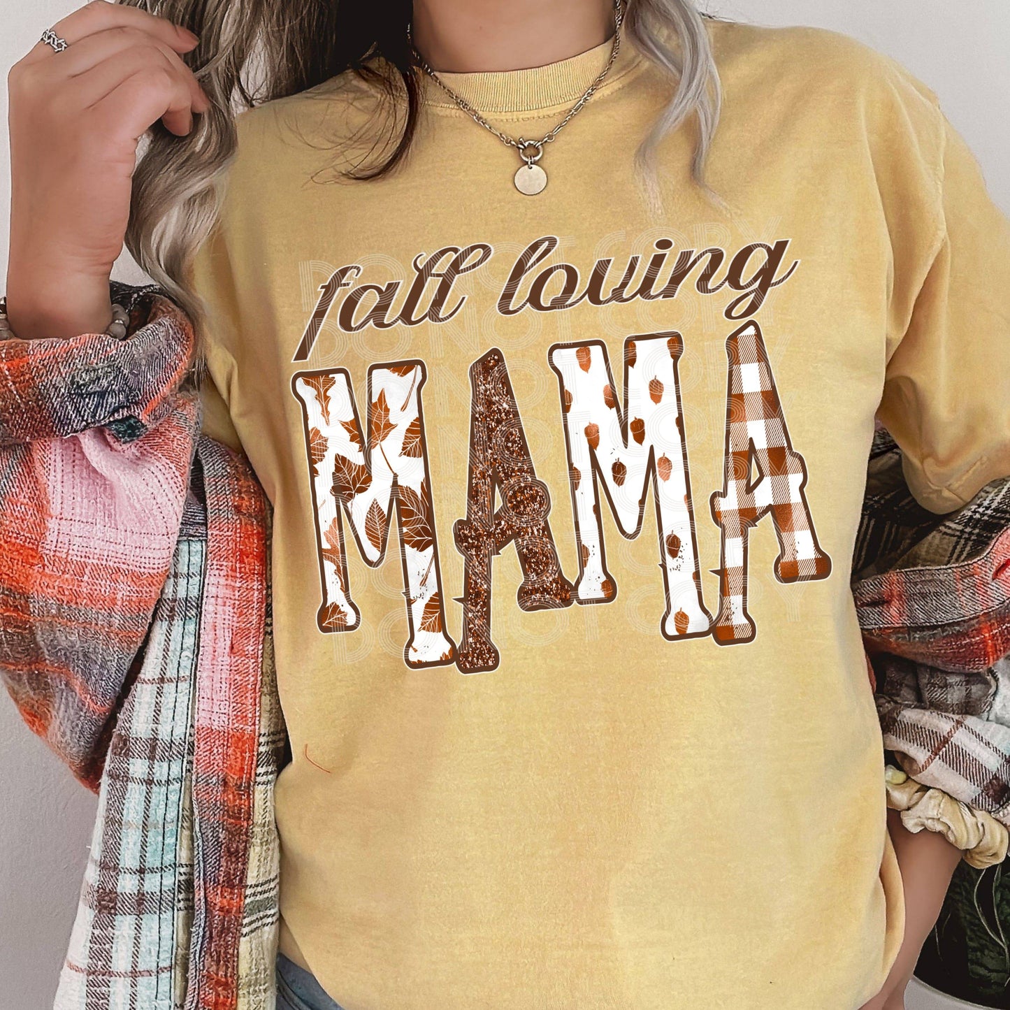 Fall Loving Mama #3766 - Ready to Press DTF Transfer Full Color