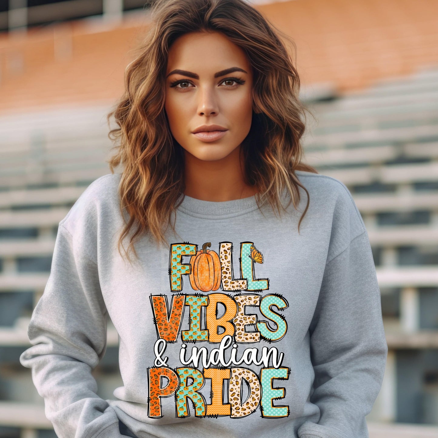 Fall Vibes and Indian Pride #3576 - Ready to Press DTF Transfer Full Color