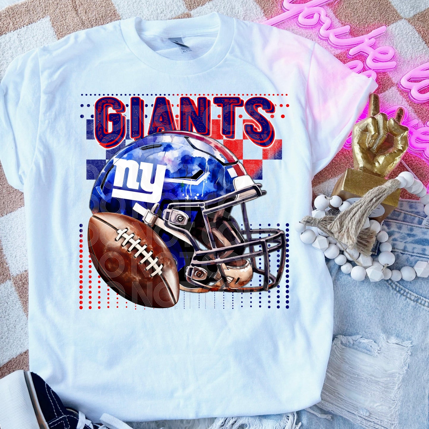 Giants #3529 - Ready to Press DTF Transfer Full Color