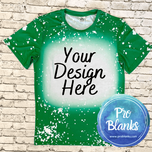 Green Faux Bleach Mock-Up Digital Download