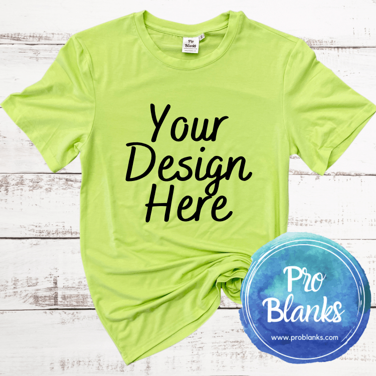 Green Tee Mock-Up Digital Download