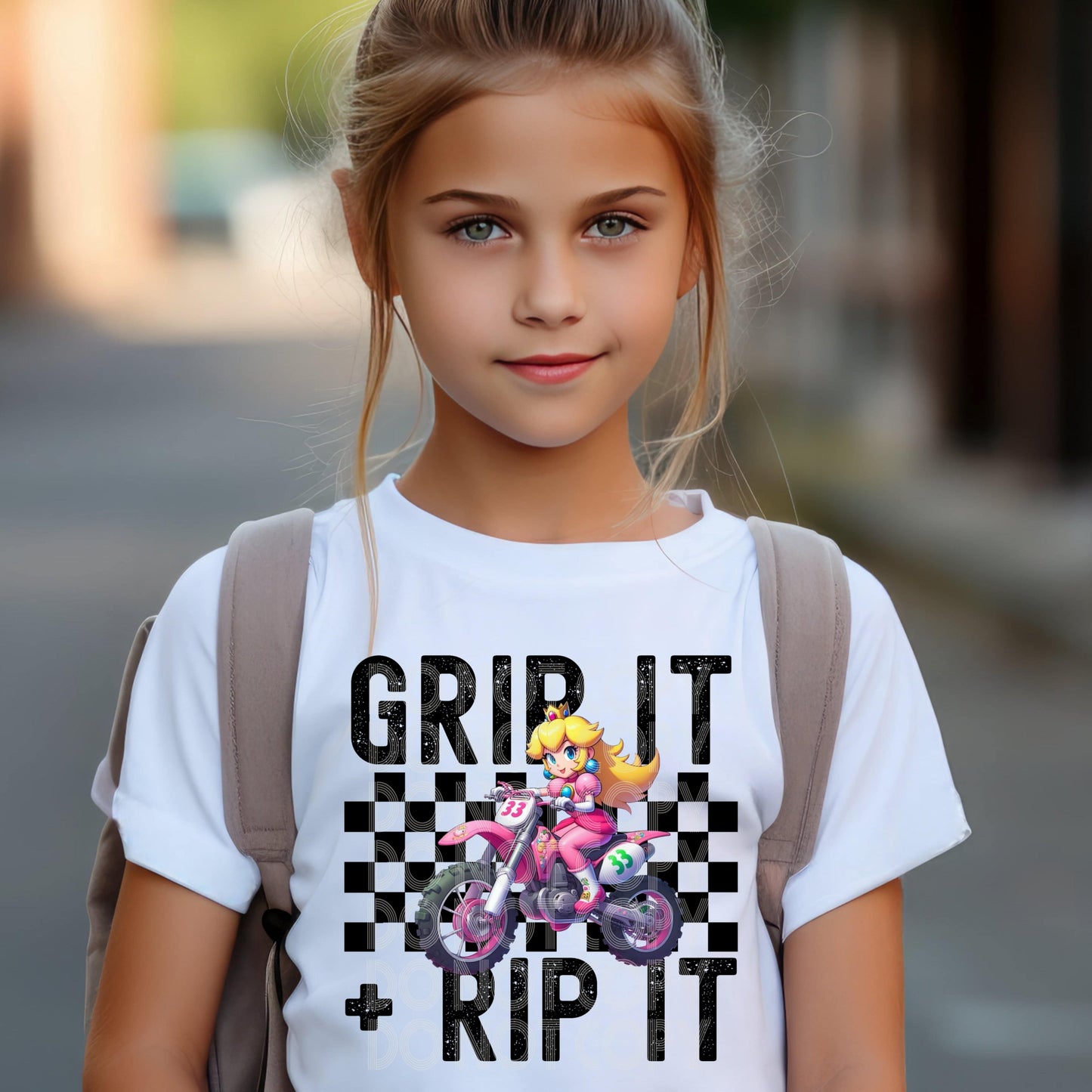 Grip It & Rip It - Peach #3614 - Ready to Press DTF Transfer Full Color